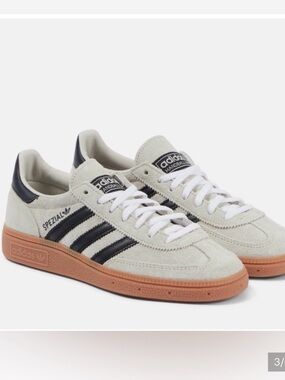Adidas Handball Spezial - size 8.5 BNWT aluminum black and white